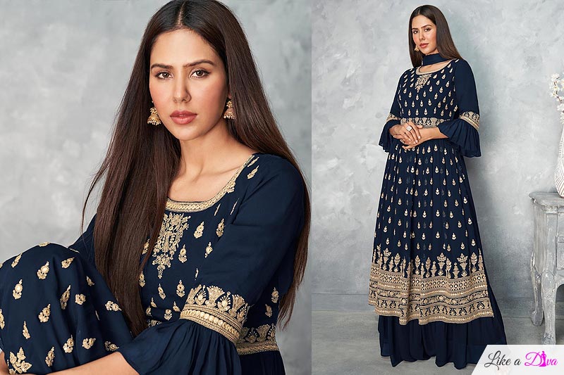 navy-blue-georgette-peplum-style-suit-with-sharara
