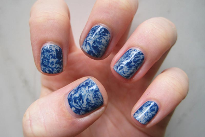 mesmerizing marble nails