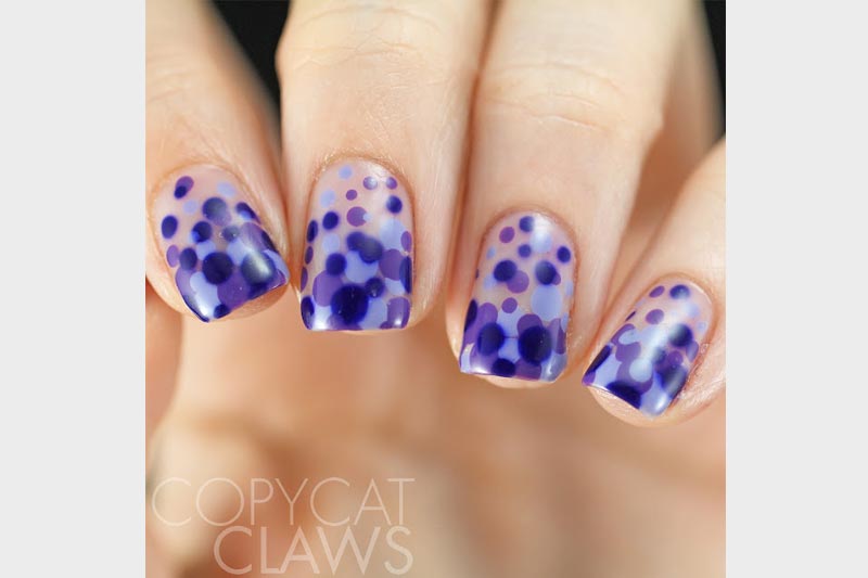 Polka nails 
