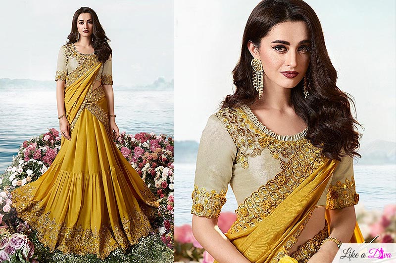 Lehenga Style Sarees are â€˜Theâ€™ Thing!